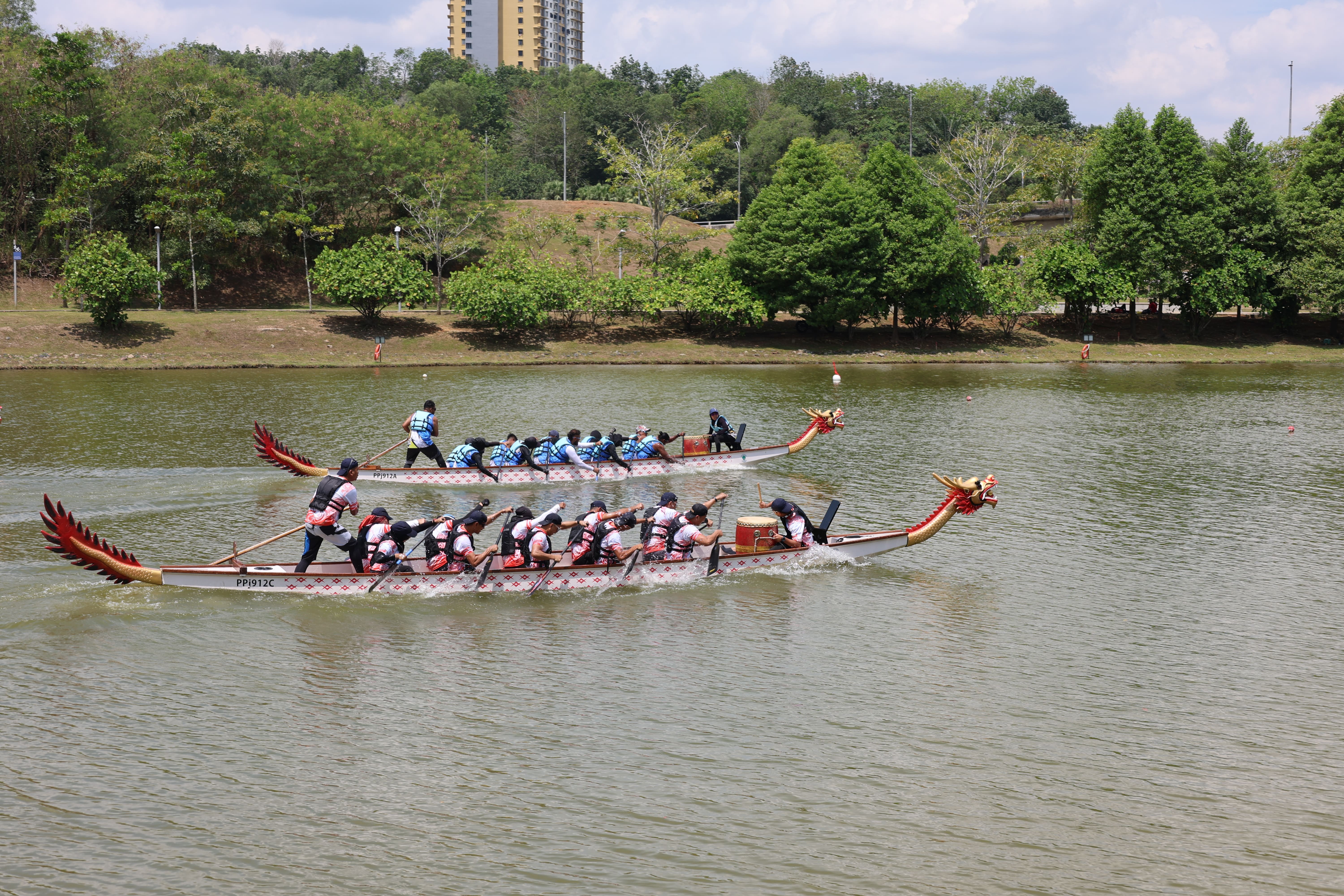 PETRONAS Twin Towers illuminated at dusk
