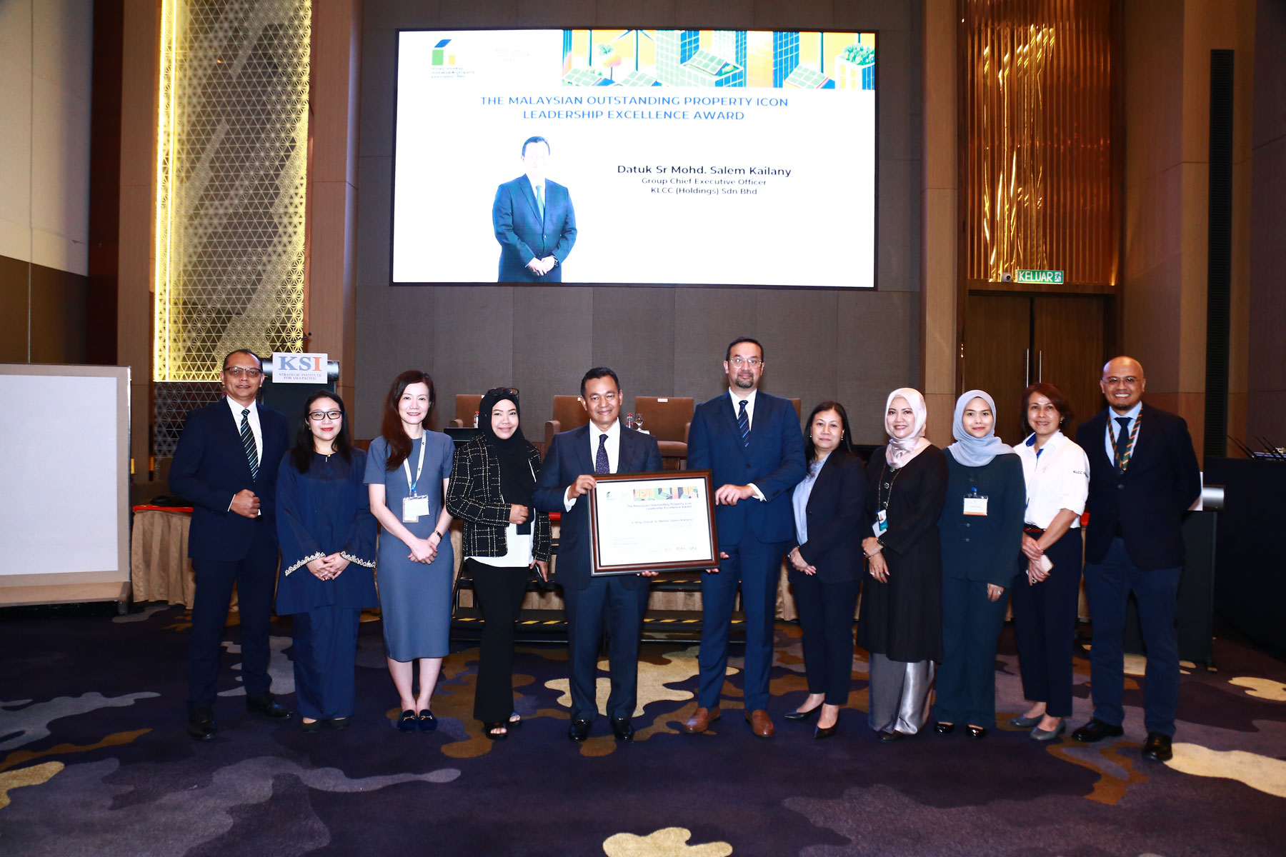 The Malaysian Outstanding Property Icon Leadership Excellence Award