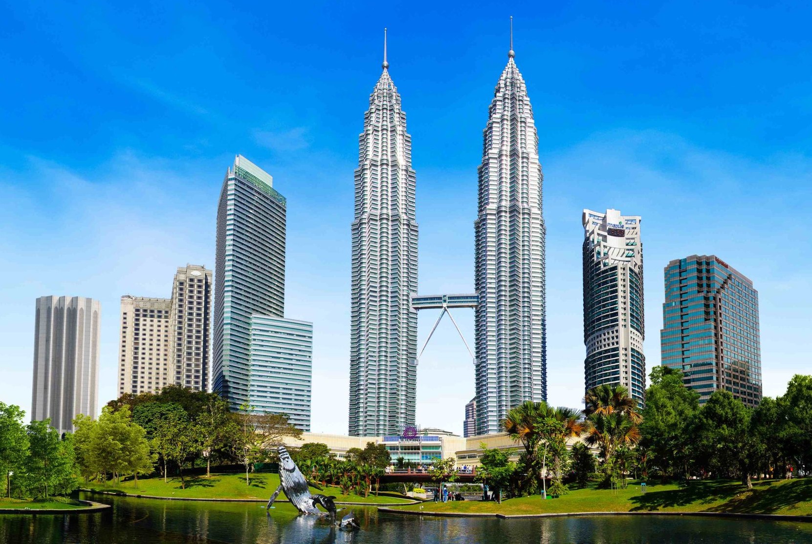 KLCCP Stapled Group portfolio map showing key assets in Kuala Lumpur City Centre