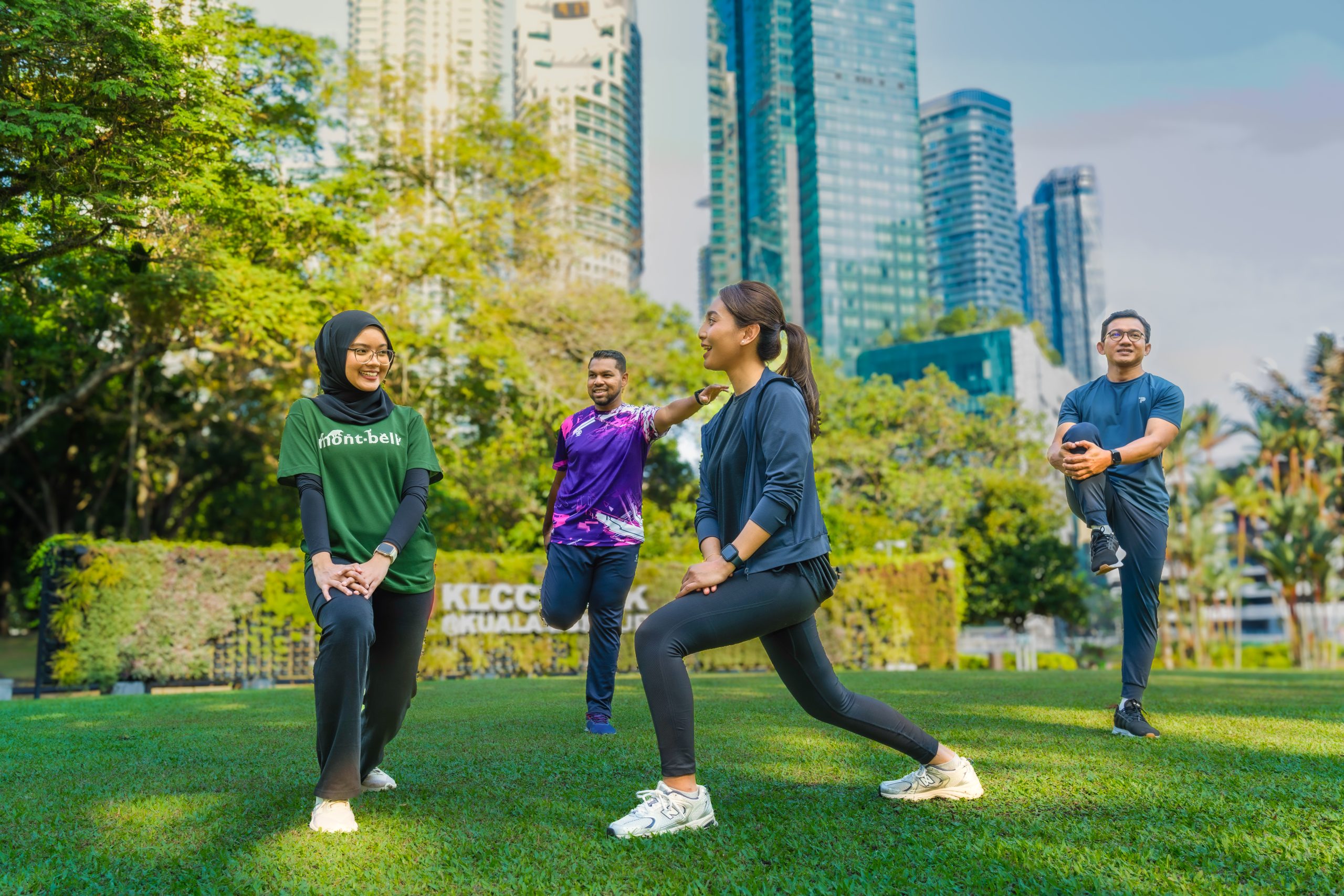 Outdoor activities at KLCC Park and KLCC The Place