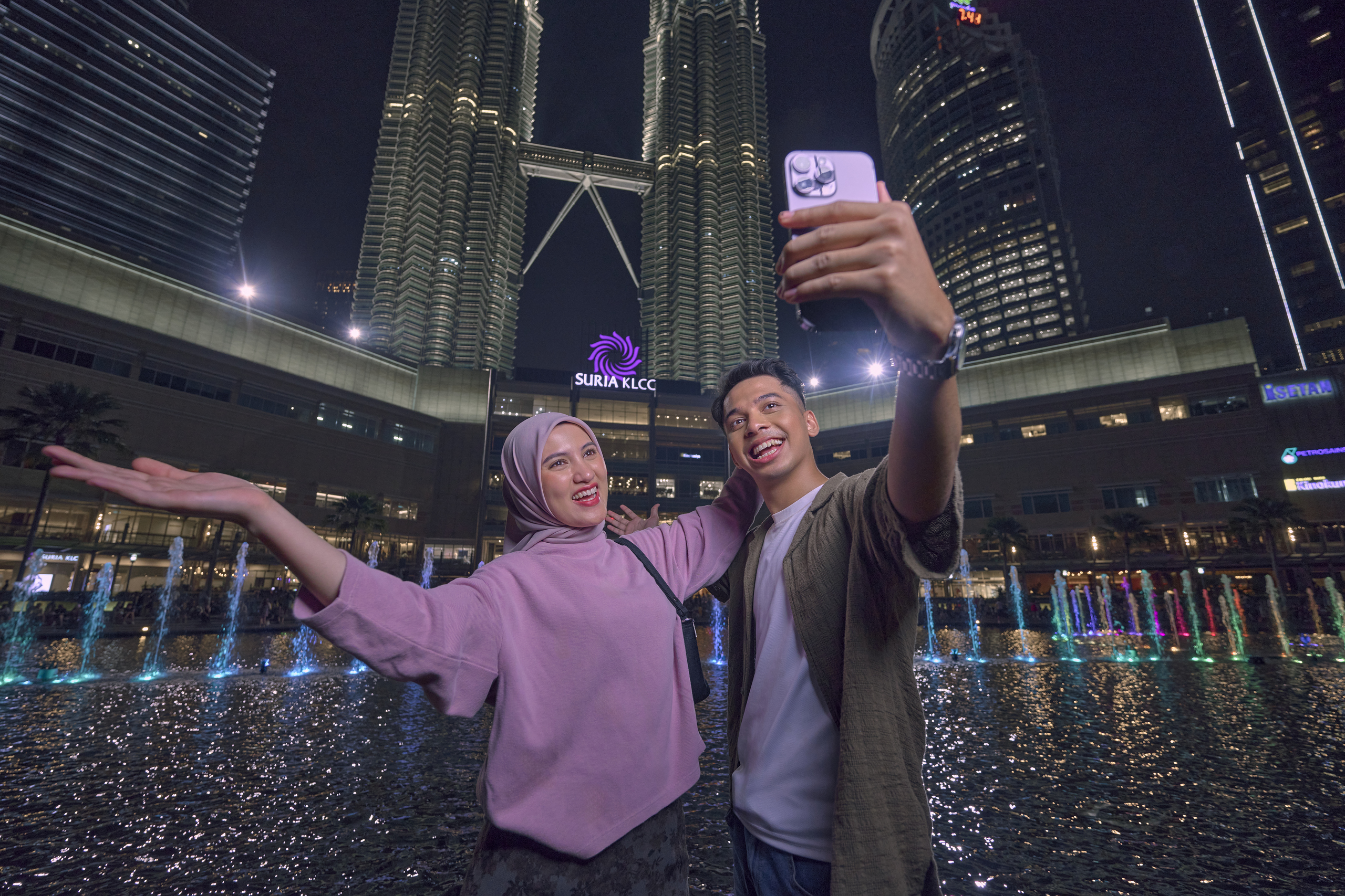 Visitors exploring KLCC The Place