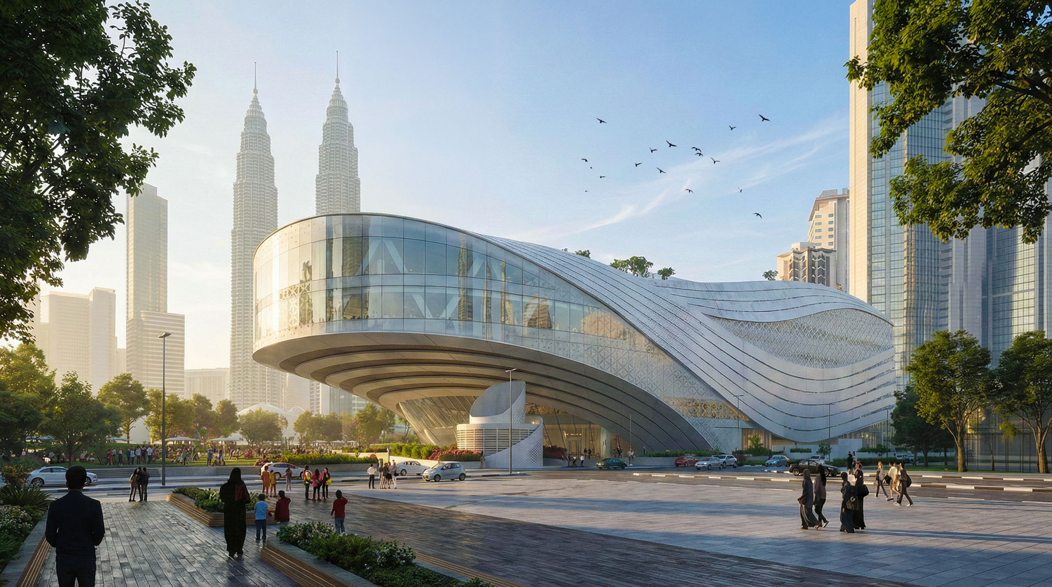 Ombak KLCC parking facility exterior